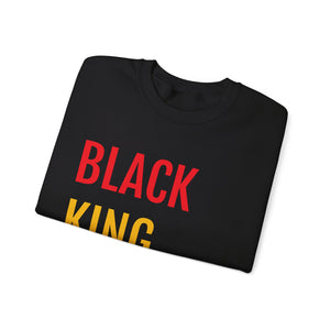 "Black King Energy" Unisex Heavy Blend™ Crewneck Sweatshirt