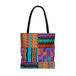 The "Maya" Kente Tote Bag
