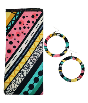 "African Princess" African Head Wrap or Set