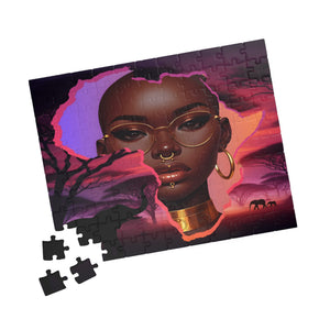 Stunning 'African Beauty' Puzzle - 110, 252, 520 Piece Options