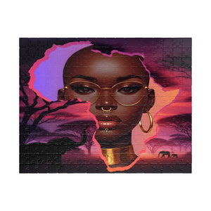 Stunning 'African Beauty' Puzzle - 110, 252, 520 Piece Options