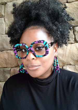 The "Alani" African Print Frames & Hoops Set