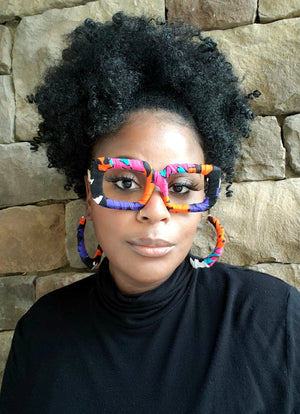 The "Safari 2" African Print Frames & Hoops Set