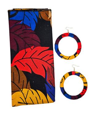 The "Autumn Majesty" Head Wrap or Set