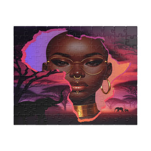 Stunning 'African Beauty' Puzzle - 110, 252, 520 Piece Options