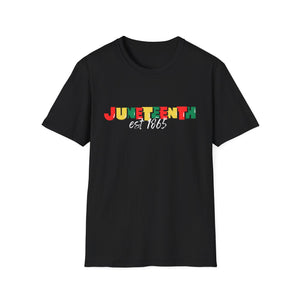 "Est 1865" Unisex Juneteenth T Shirt