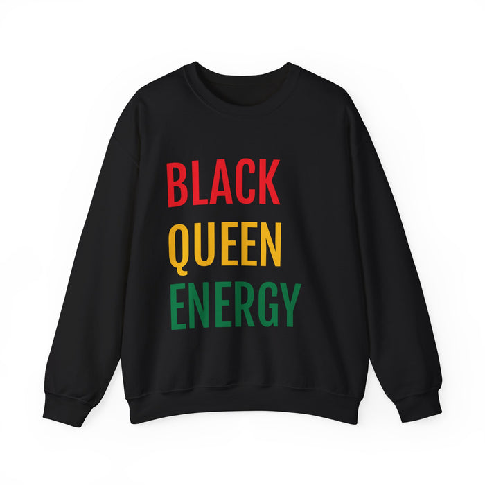 "Black Queen Energy" Unisex Heavy Blend™ Crewneck Sweatshirt