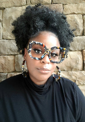 The "Nakia 3" African Print Frames & Hoops Set