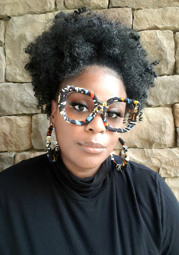 The "Nakia 3" African Print Frames & Hoops Set