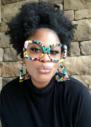 The "African Princess" African Print Frames & Hoops Set