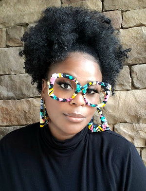 The "African Princess" African Print Frames & Hoops Set