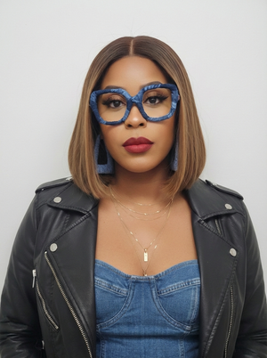 Denim Patchwork Frames & Hoops Set