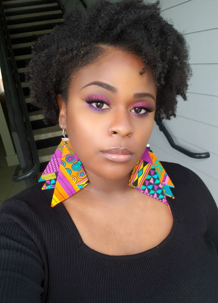 The "Royalty" Fabric Earrings