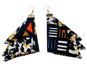 The "Nakia" Fabric Earrings