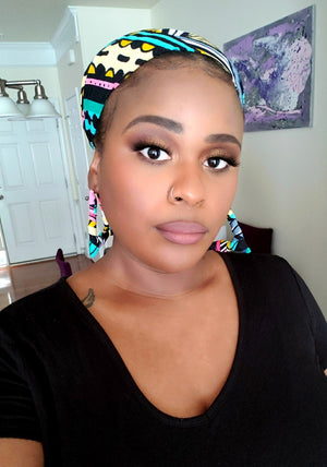 "African Princess" Door Knocker Earrings