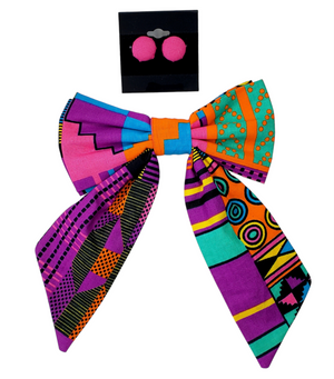 Girl's "Royalty" Bow Tie Set