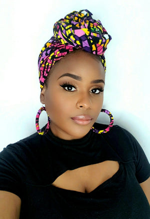 "Material Girl" Head Wrap or Set