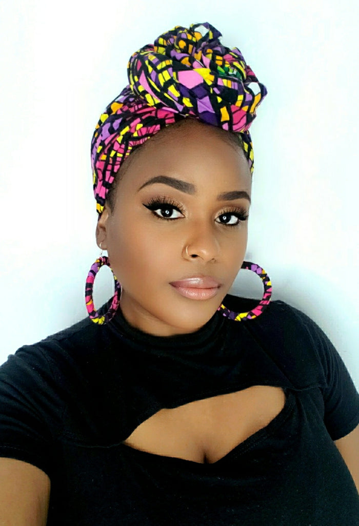 "Material Girl" Head Wrap or Set