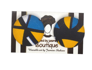 Kensley Button Earrings