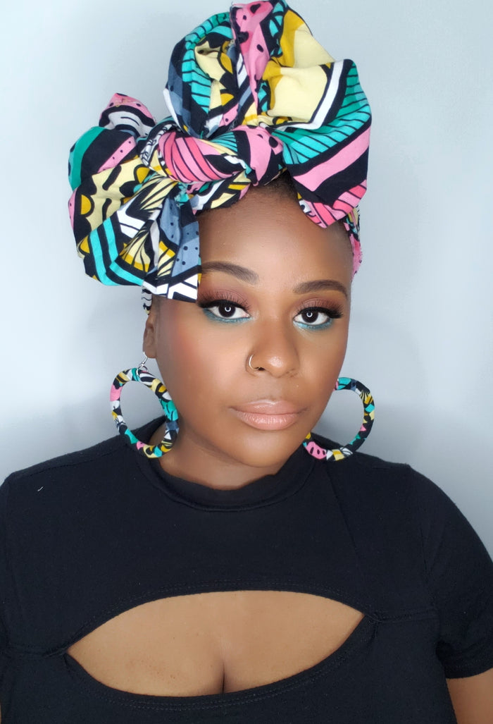 "African Princess" African Head Wrap or Set